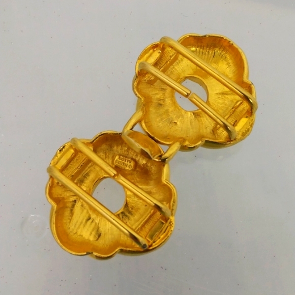 Vintage Dotty Smith Gold Belt Buckle - Picture 2 of 8